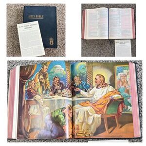 Hertel New Standard Reference Bible Blue Ribbon Edition KJV Red‎ Letter large